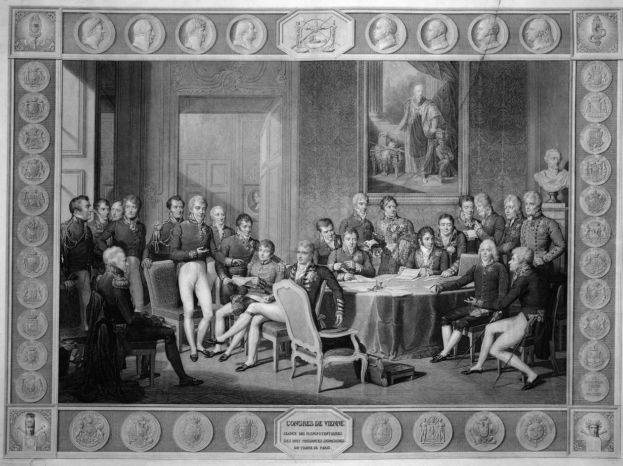 Congresso de Viena, 1814-15 (VEJA TAMBÉM 79713) de Jean Baptiste Isabey