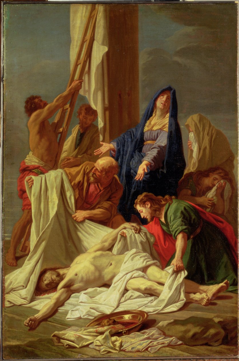 A descida da cruz, 1704-10 de Jean Baptiste Jouvenet