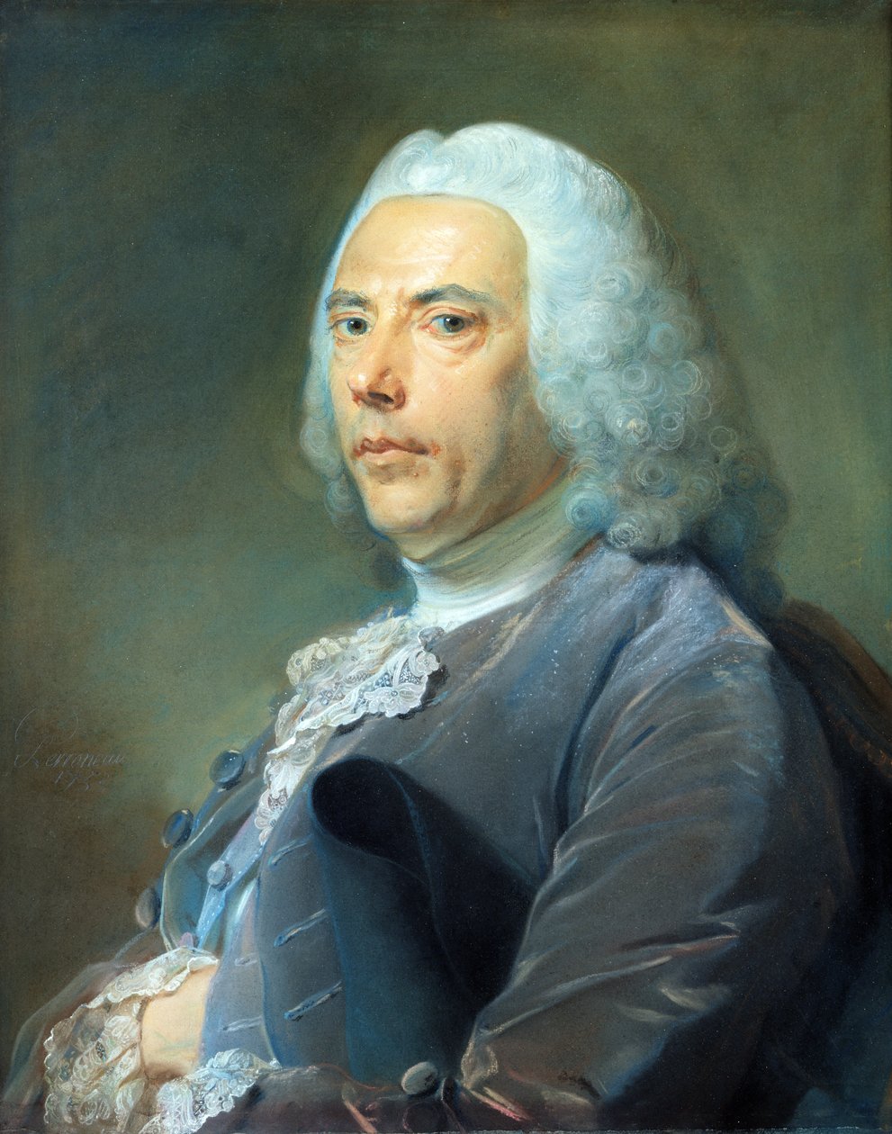 Pierre Bouguer (1698-1758) 1753 (pastel sobre papel) de Jean Baptiste Perronneau
