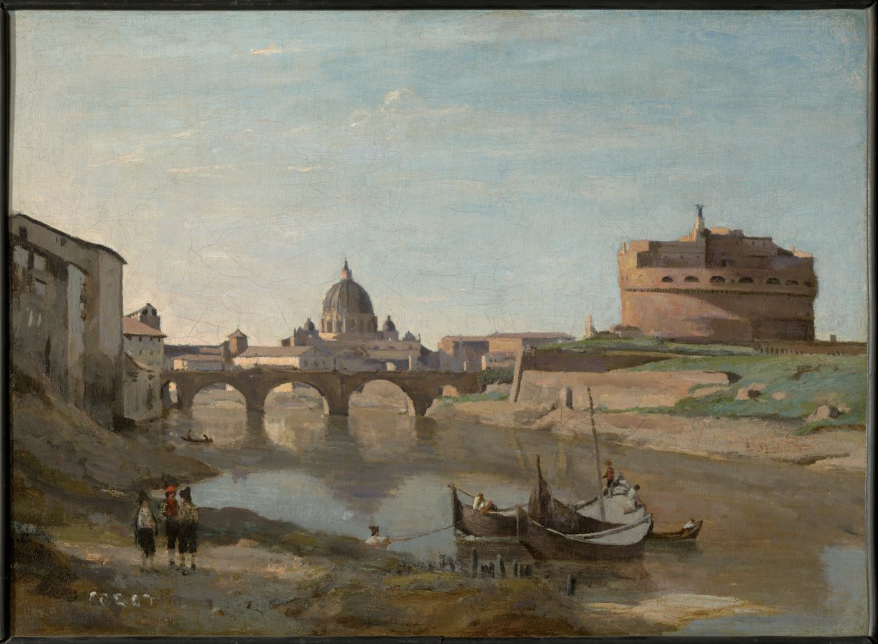 Castelo de Santo Ângelo, Roma de Jean-Baptiste-Camille Corot