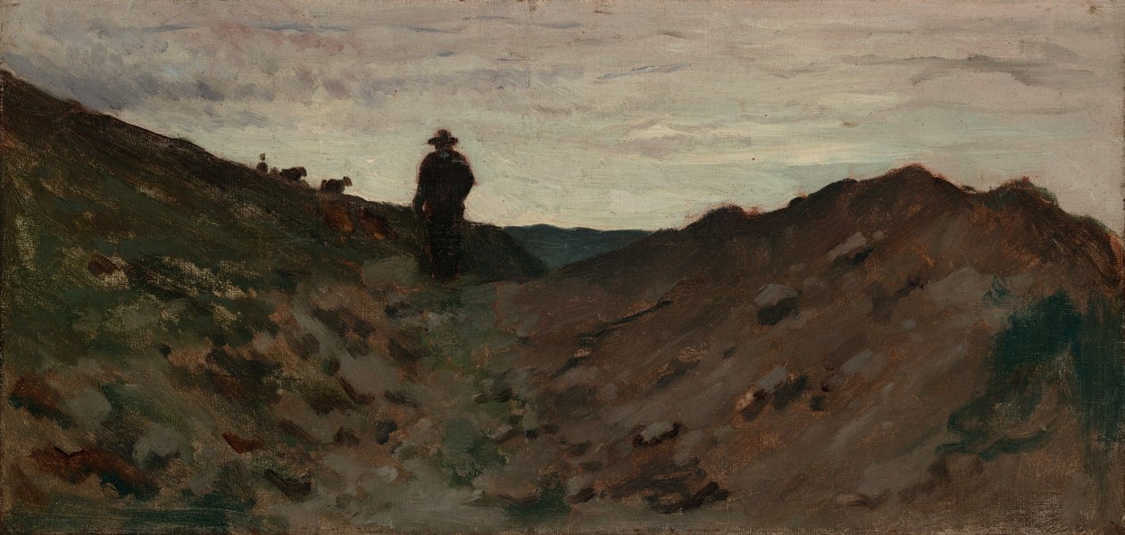 Paisagem com figura de Jean-Baptiste-Camille Corot