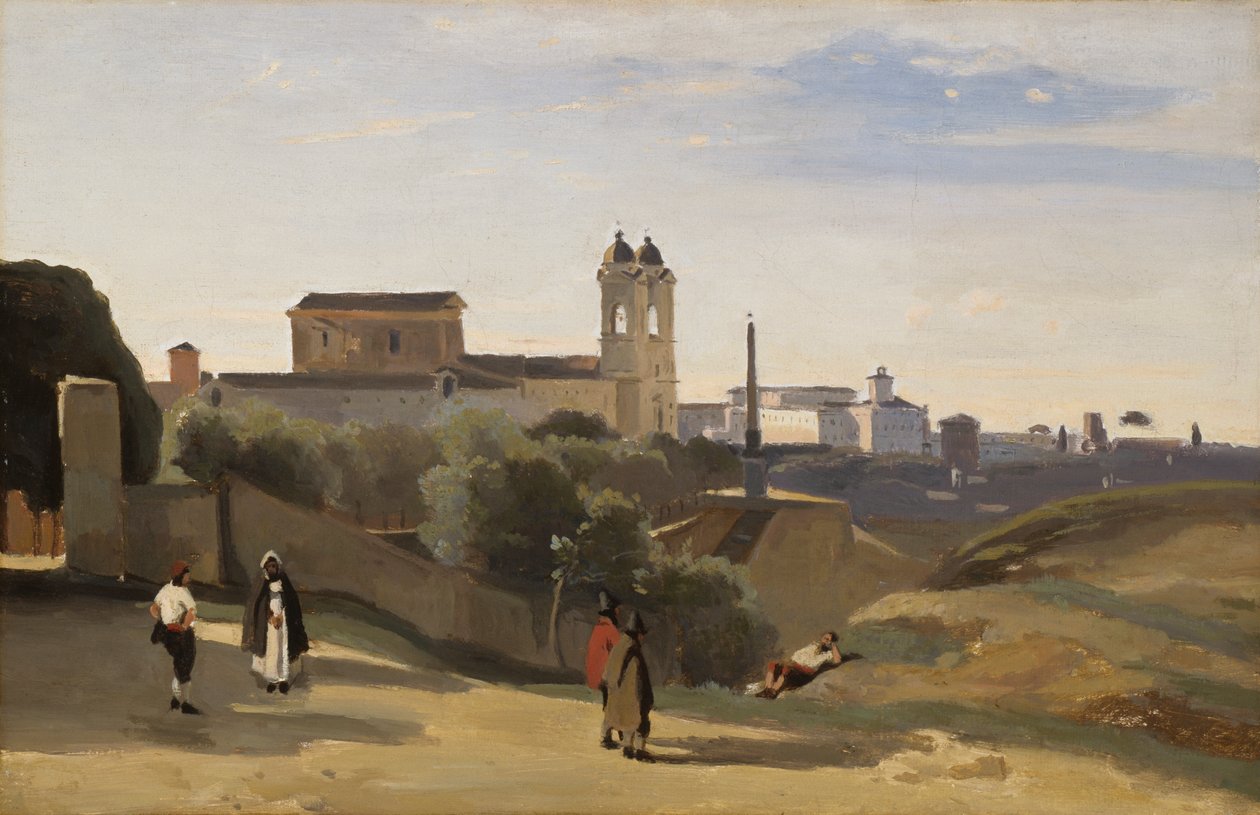 Monte Pincio, Rome de Jean-Baptiste-Camille Corot
