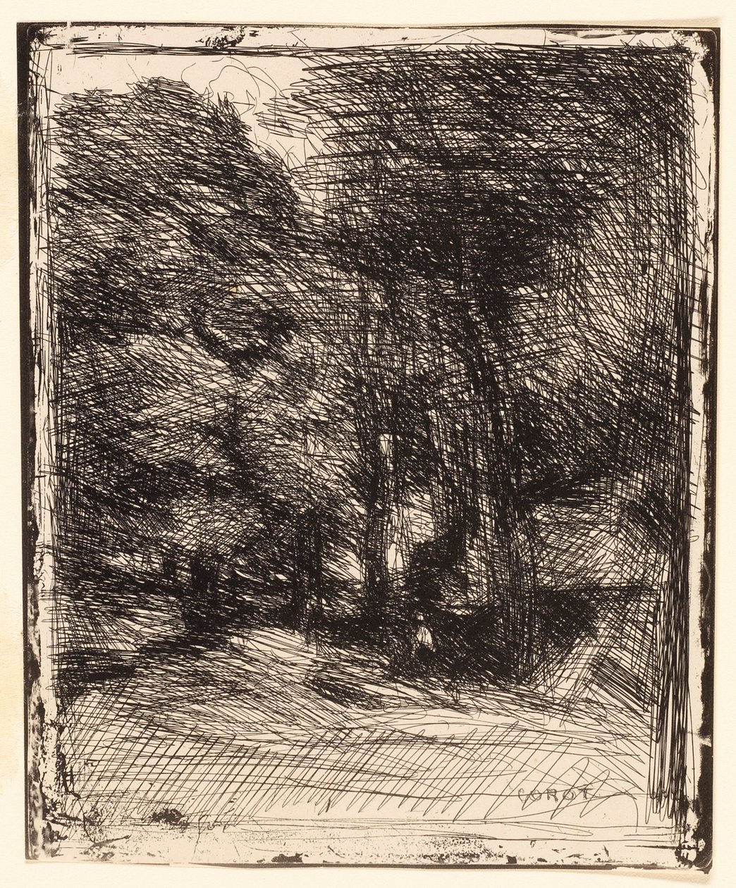 Lembrança de Bas-Bréau de Jean-Baptiste-Camille Corot