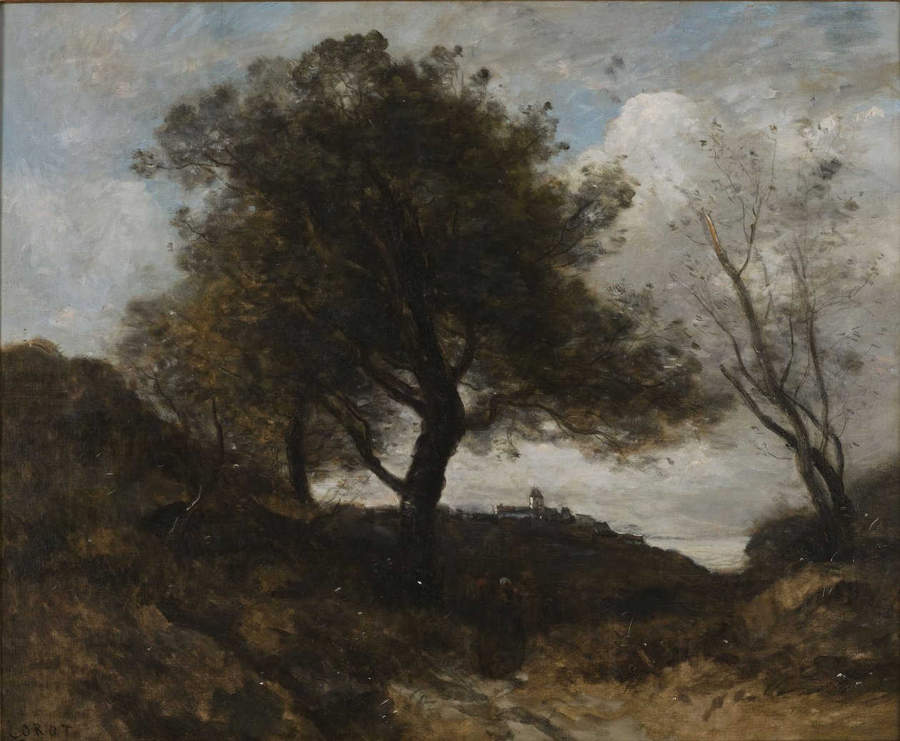 Recordação da Normandia de Jean-Baptiste-Camille Corot