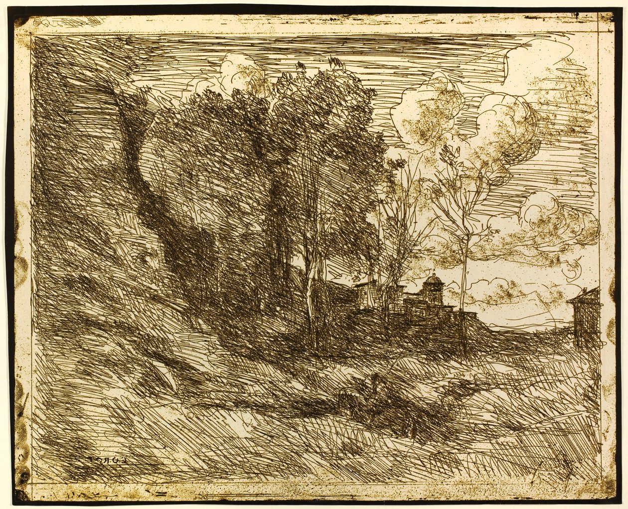 Lembrança de Óstia de Jean-Baptiste-Camille Corot
