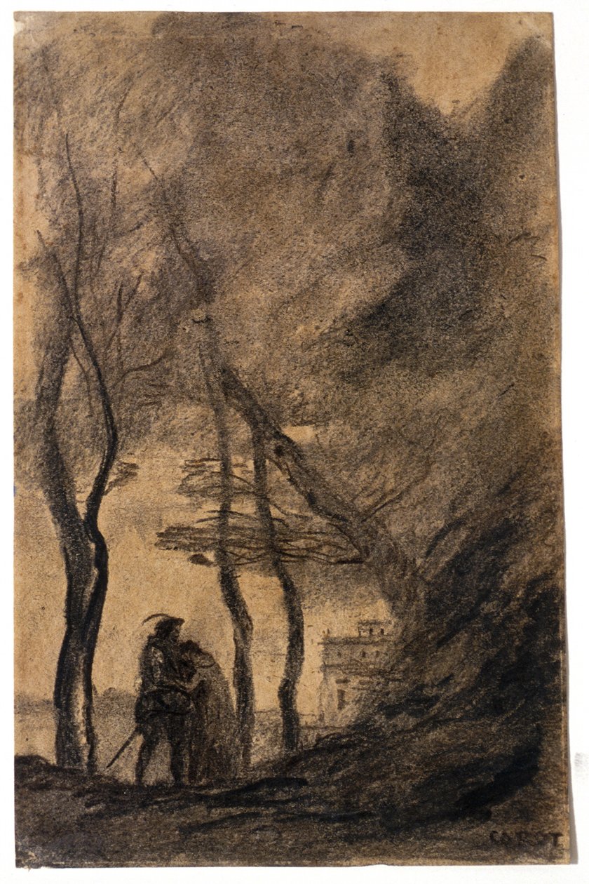 A despedida de Jean-Baptiste-Camille Corot
