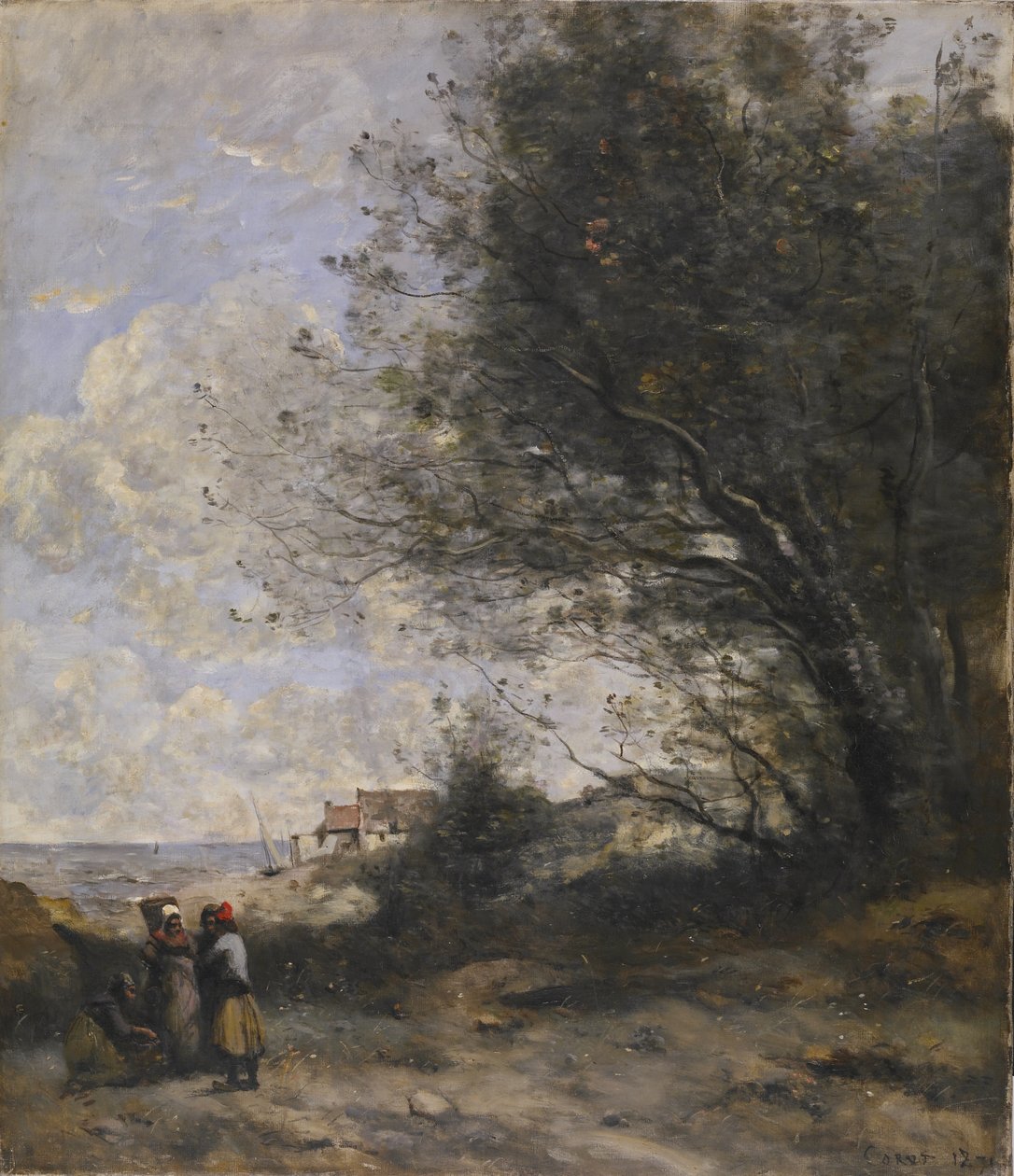 A Casa do Pescador de Jean-Baptiste-Camille Corot