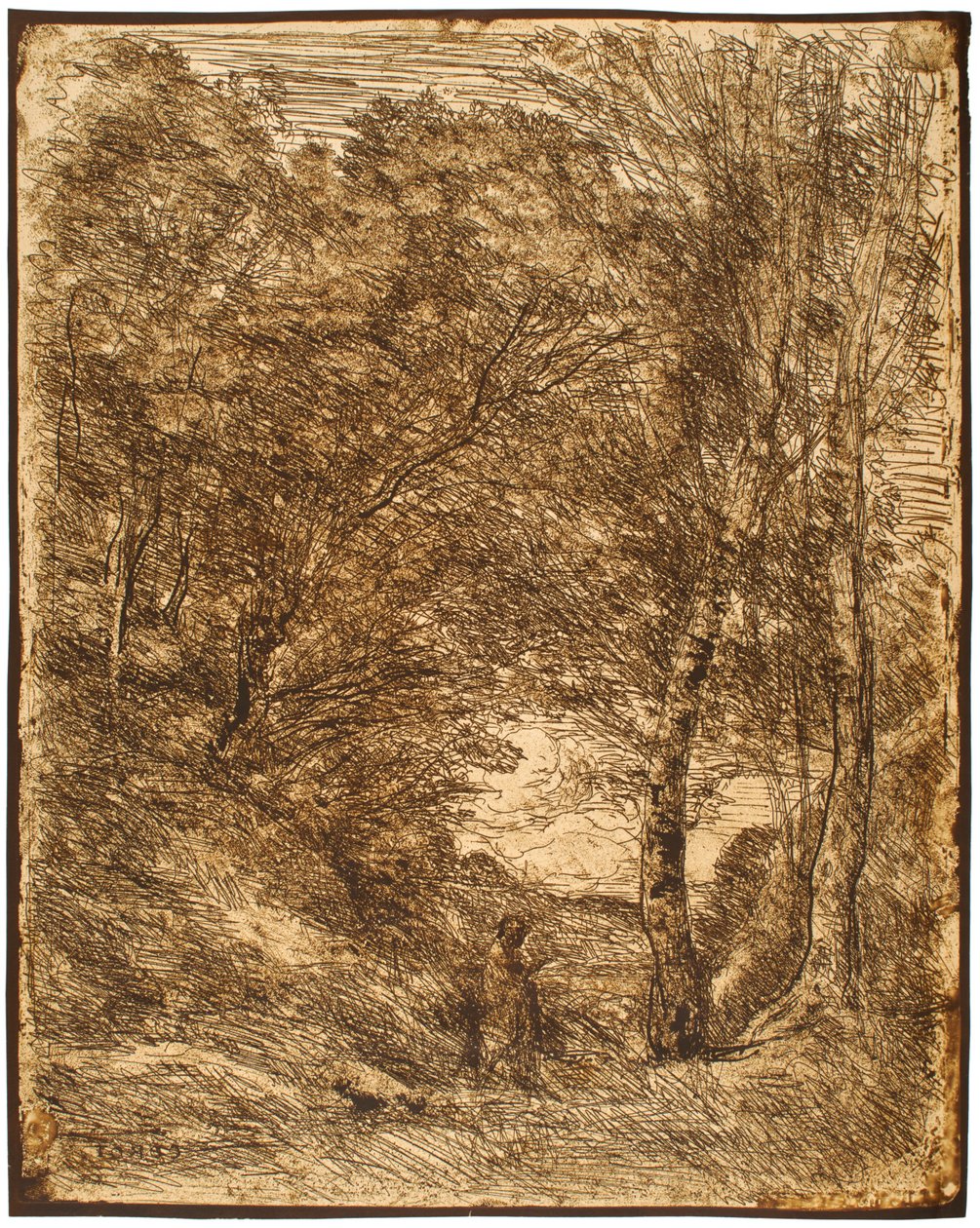 Os jardins de Horácio de Jean-Baptiste-Camille Corot