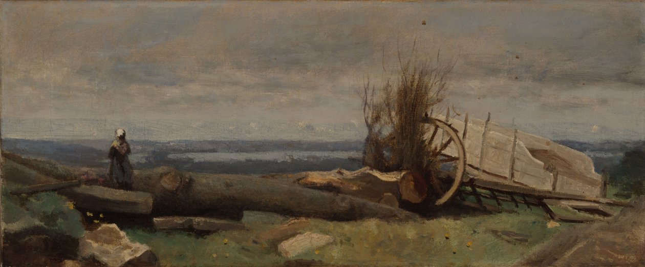 A Planície de La Beauce de Jean-Baptiste-Camille Corot
