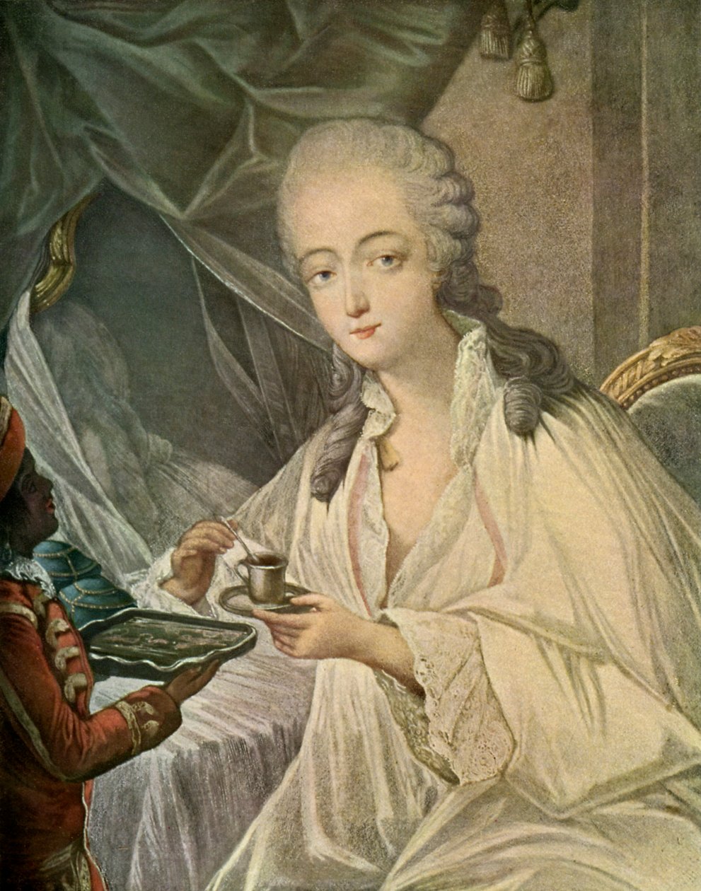 Madame Du Barry e o pajem Zamore, de 
