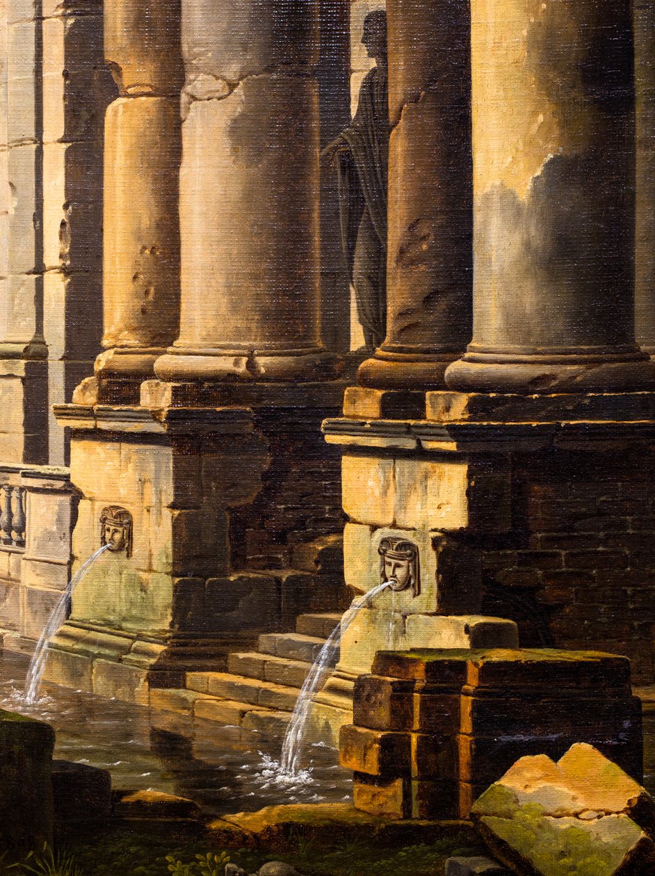 Ruínas de um antigo banho de Jean Baptiste Berlot