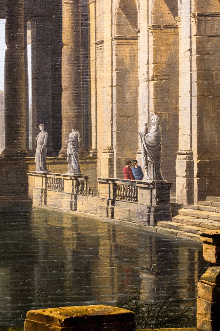 Ruínas de um antigo banho de Jean Baptiste Berlot