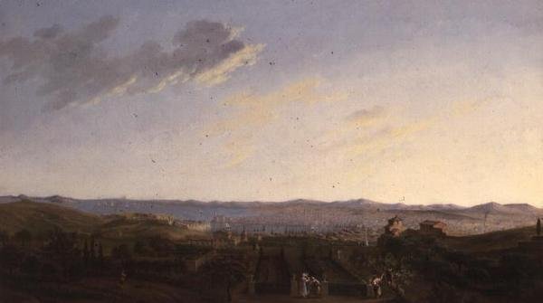 Marselha (óleo sobre tela) de Jean Baptiste Coste