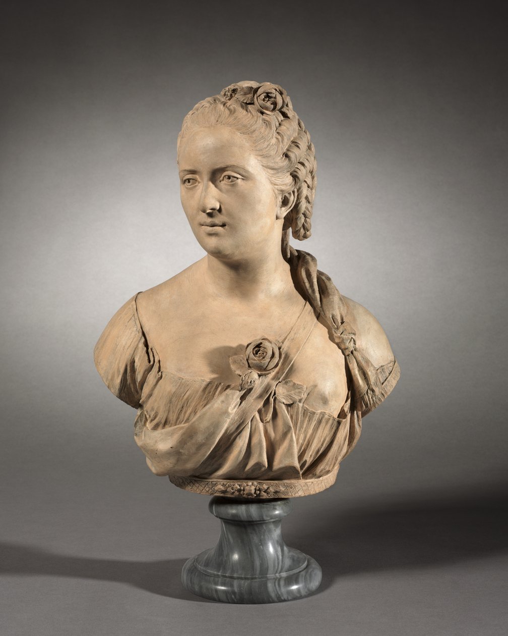 Retrato de uma mulher, 1759 de Jean Baptiste Defernex