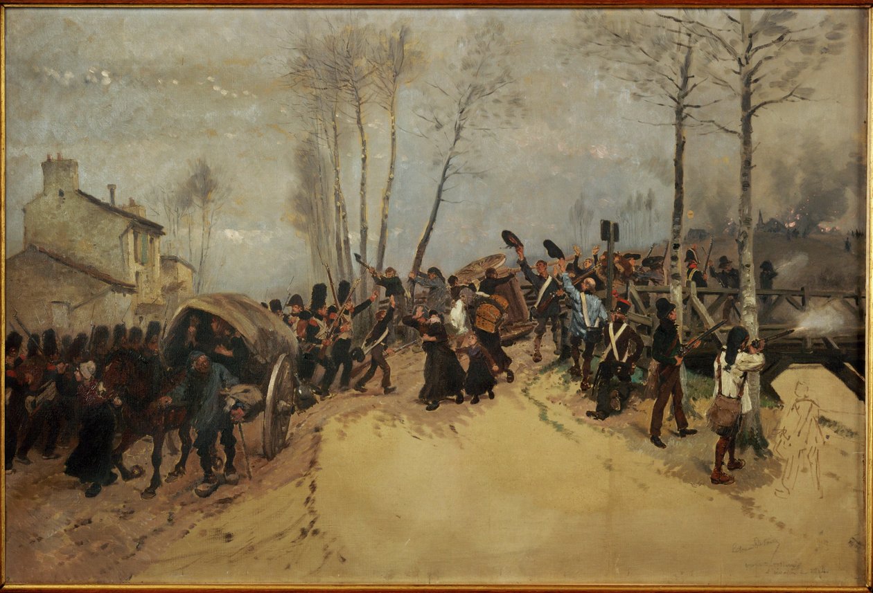 A invasão de 1814 de Jean-Baptiste Edouard Detaille
