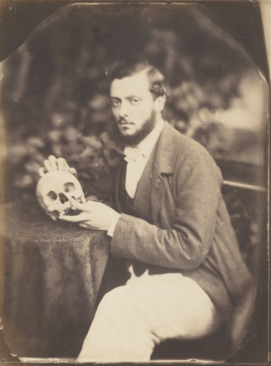 Uma Vanitas, c. 1856 (foto) de Jean Baptiste Frénet