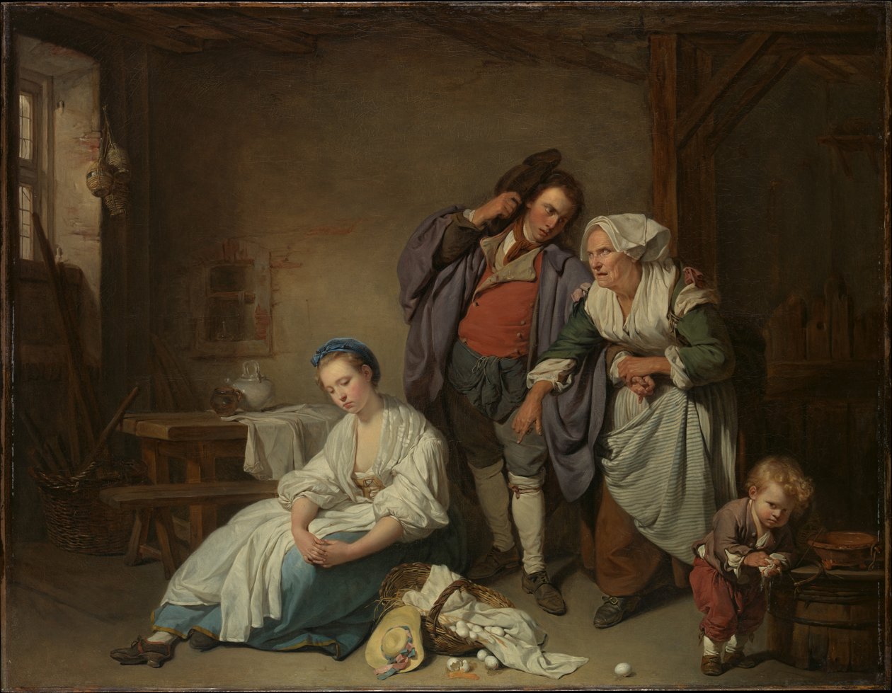 Ovos partidos de Jean-Baptiste Greuze