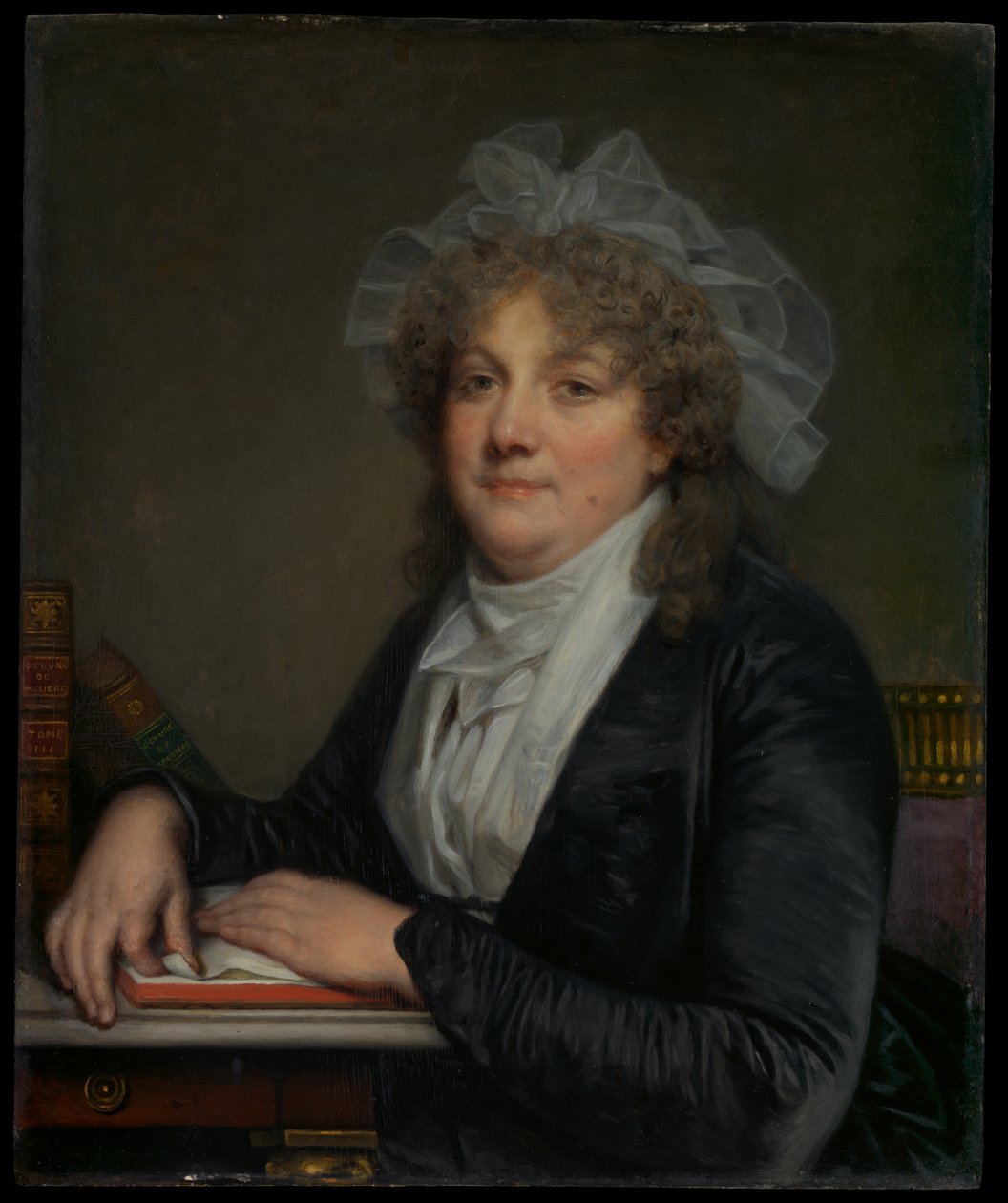 Madame Jean-Baptiste Nicolet (Anne Antoinette Desmoulins, 1743-1817) de Jean-Baptiste Greuze