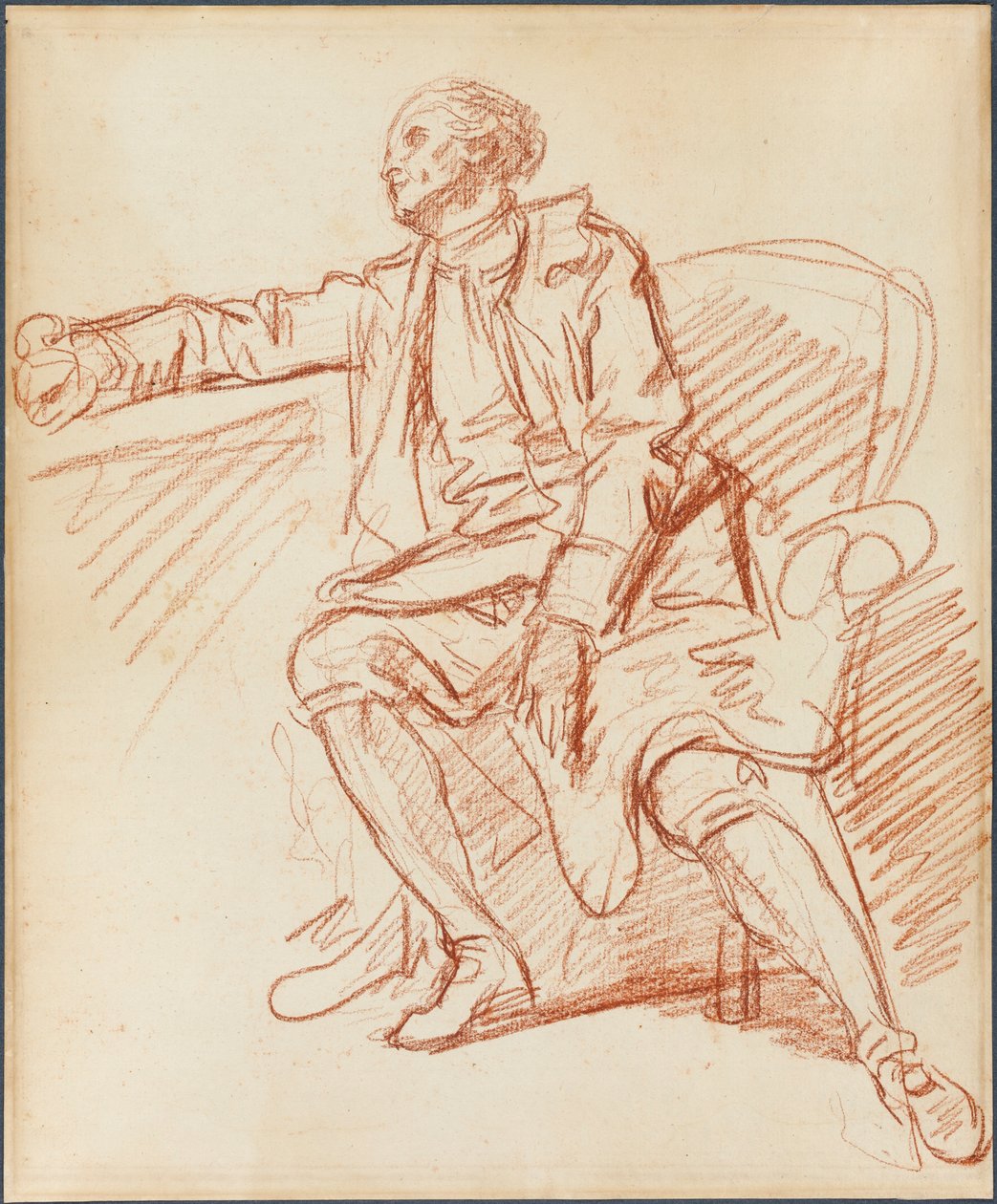 Cavalheiro sentado de Jean-Baptiste Greuze