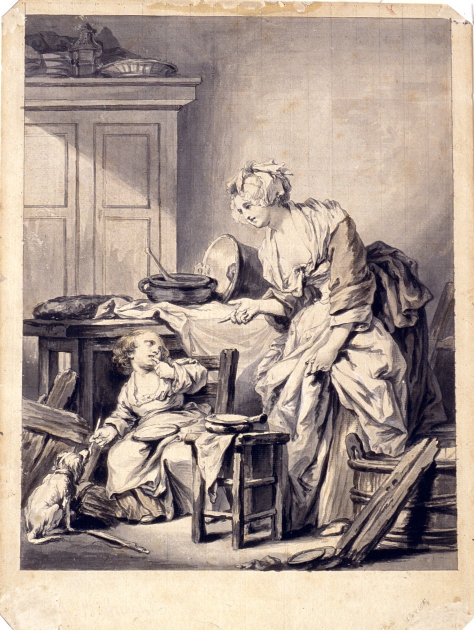A repreensão materna de Jean-Baptiste Greuze