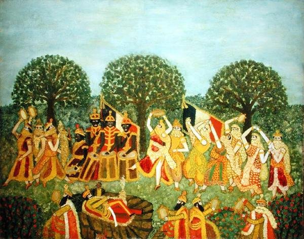 Oriental Dancers, c.1884 (óleo sobre tela) de Jean Baptiste Guiraud