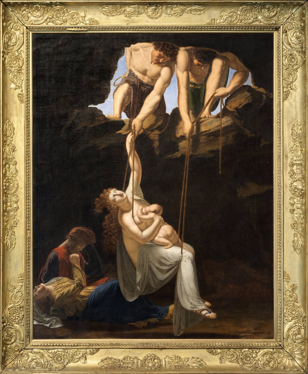 Sacrifício Humano nas Gauleses (óleo sobre tela) de Jean Baptiste Isabey