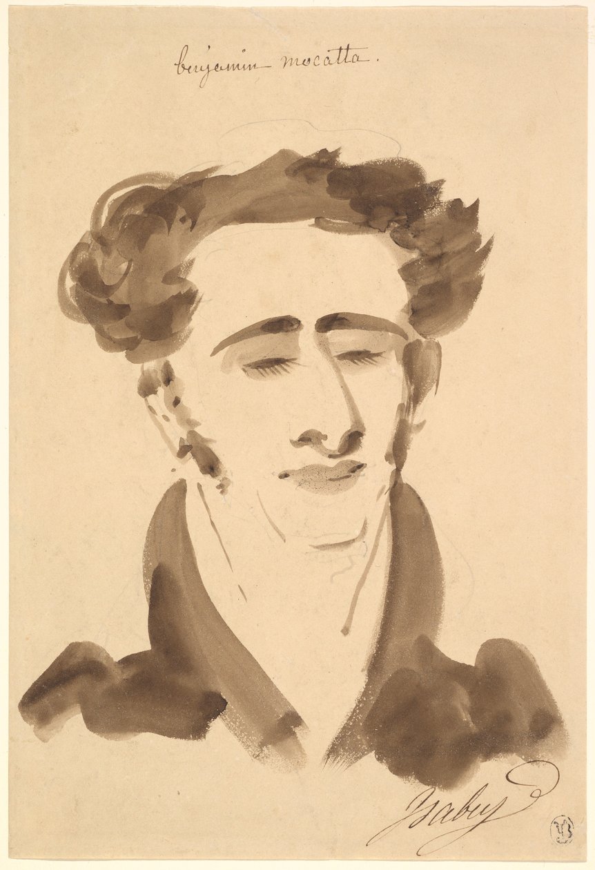 Retrato de Benjamin Mocatta (1802–1865) de Jean-Baptiste Isabey
