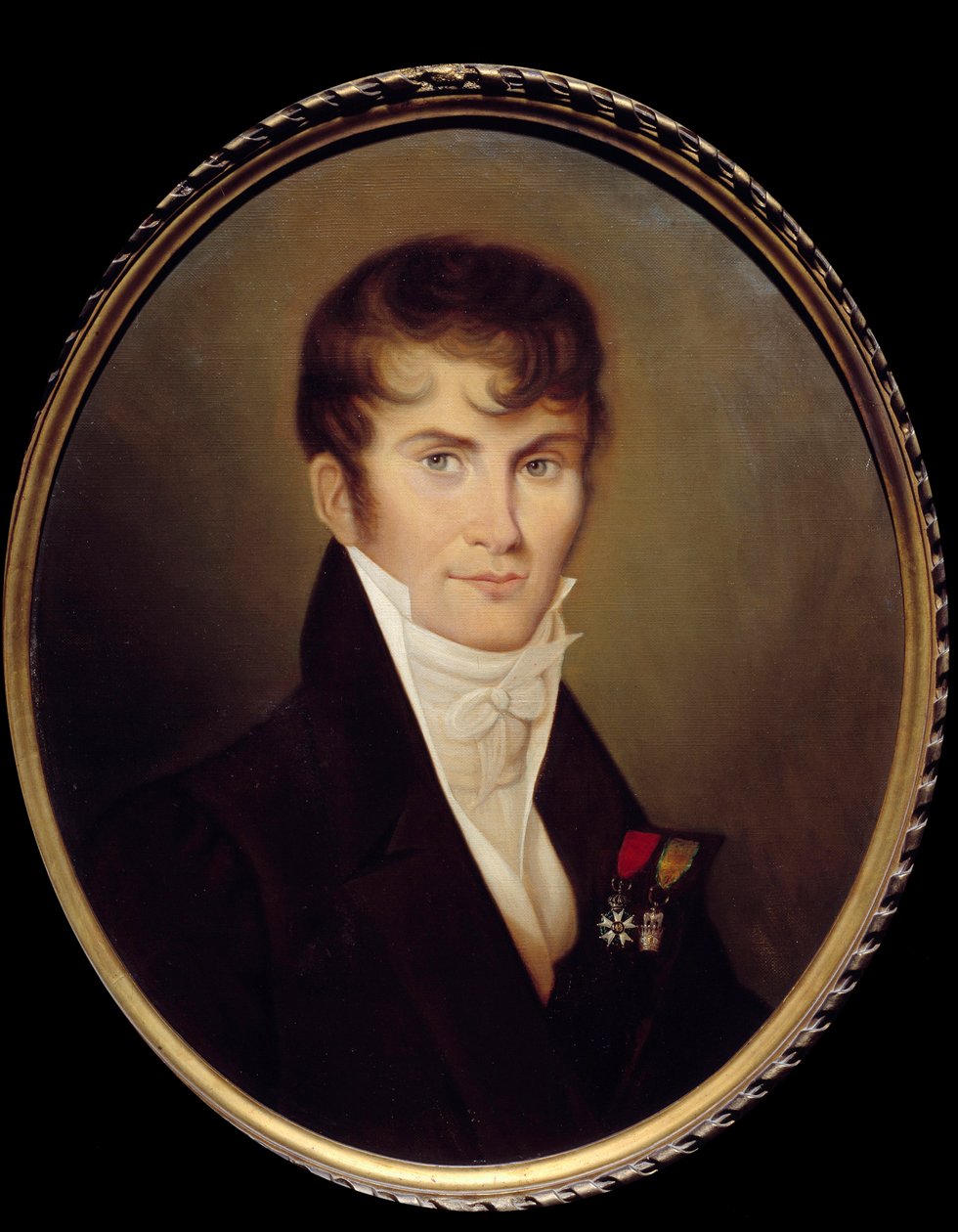 Retrato de Claude Francis, Barão de Meneval (1778-1850) secretário de Napoleão Bonaparte. Pintura de Jean Baptiste Isabey (1767-1855) de Jean Baptiste Isabey