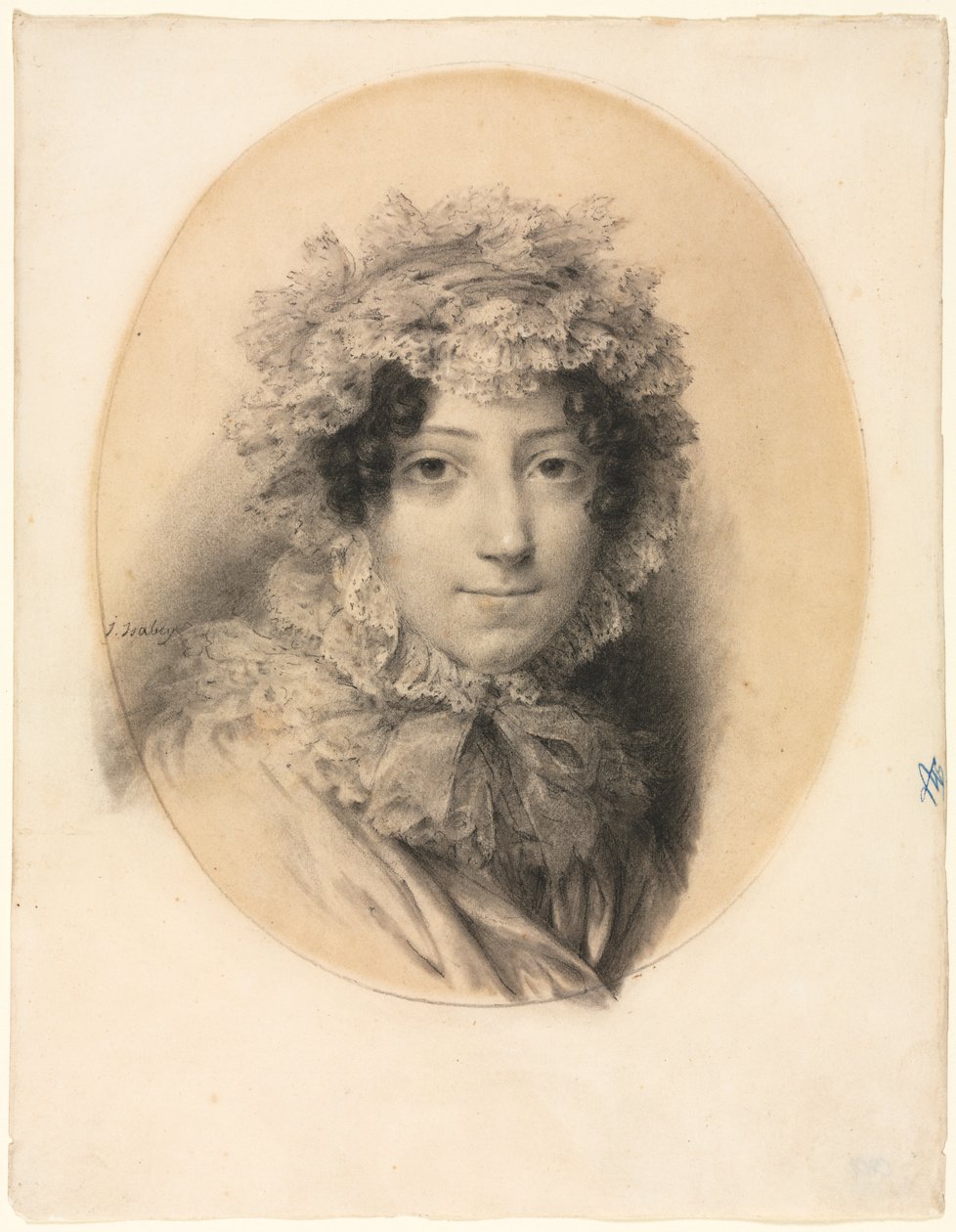 Retrato de uma senhora de Jean-Baptiste Isabey