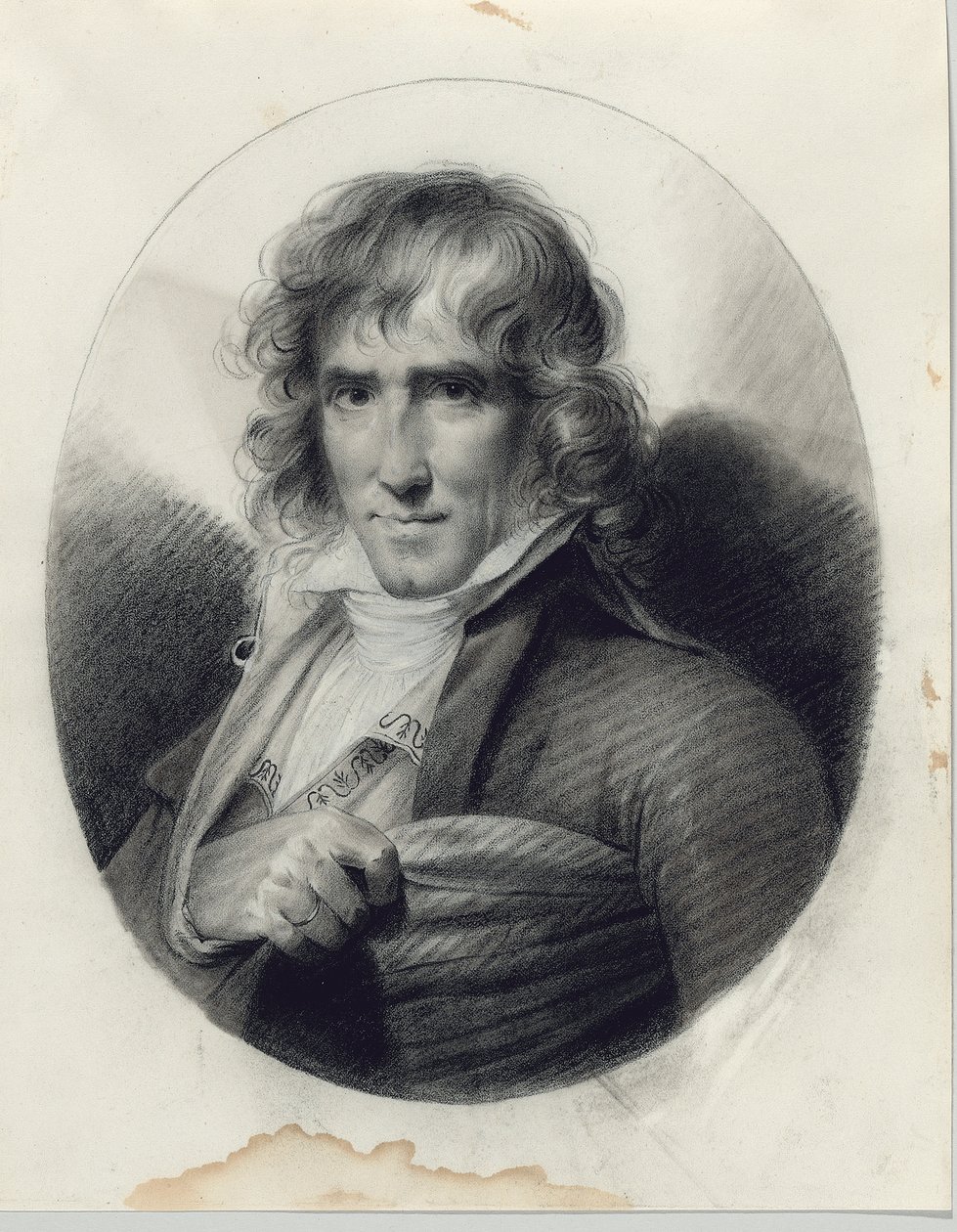 Retrato do artista Joseph Chinard de Jean-Baptiste Isabey