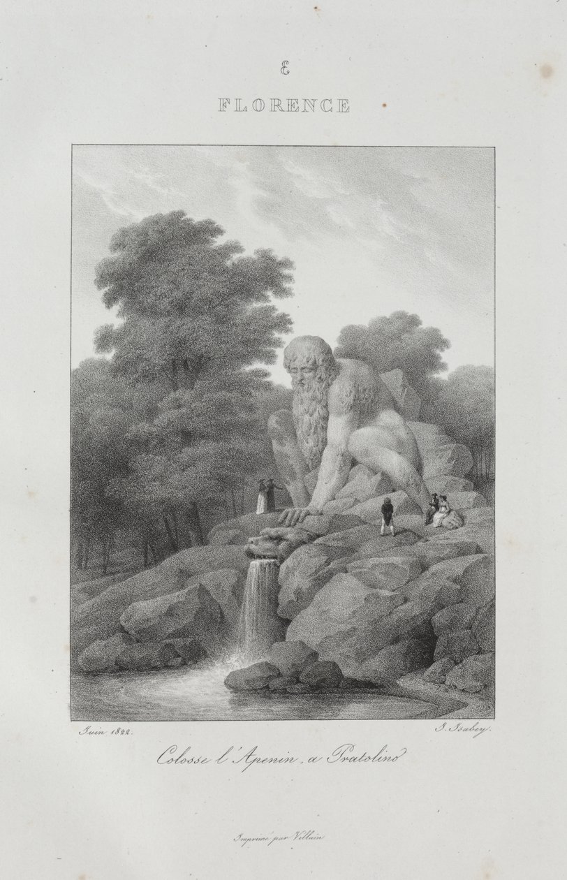Viagem à Itália em 1822 de Jean-Baptiste Isabey