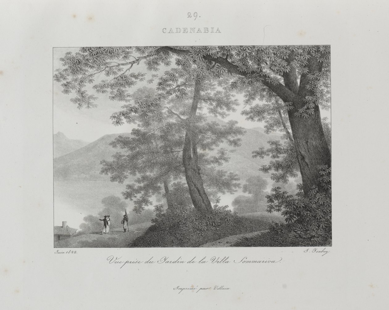 Viagem à Itália em 1822 de Jean-Baptiste Isabey