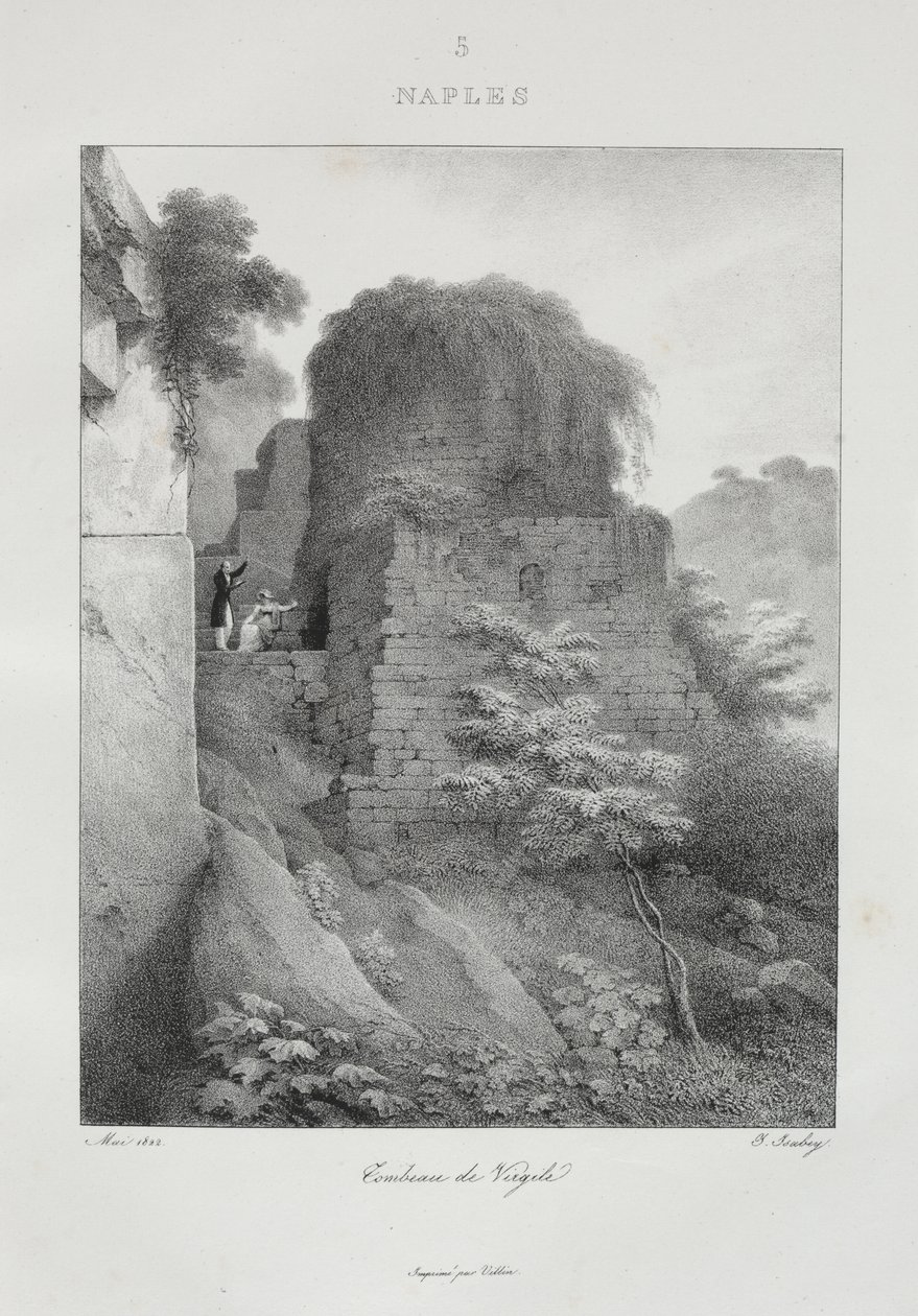 Viagem à Itália em 1822 de Jean-Baptiste Isabey