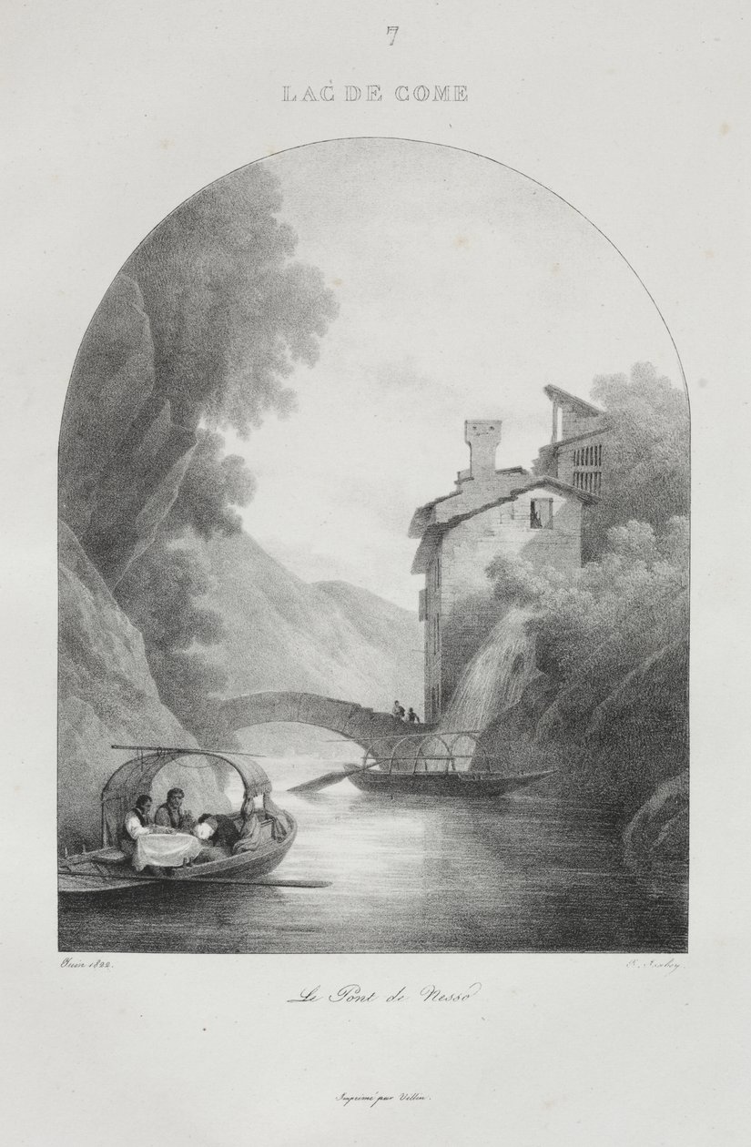 Viagem à Itália em 1822 de Jean-Baptiste Isabey