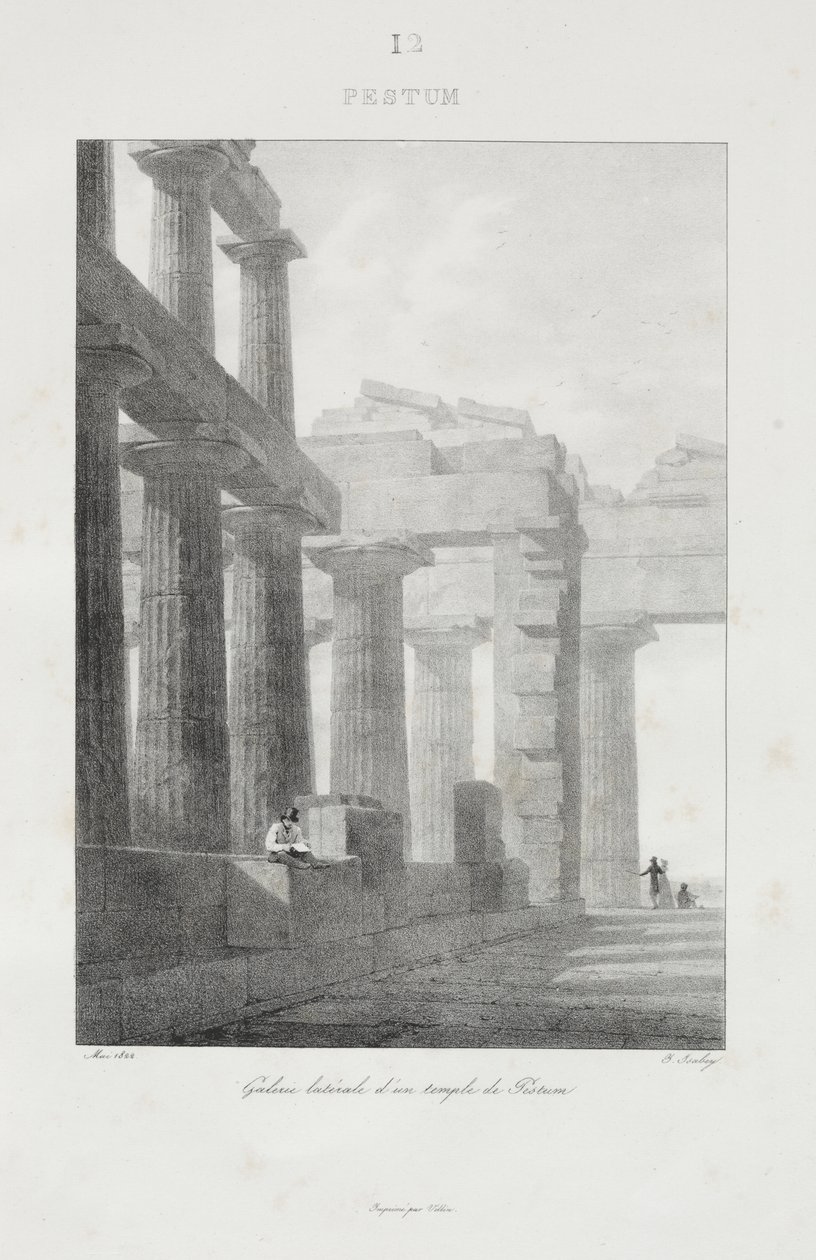 Viagem à Itália em 1822 de Jean-Baptiste Isabey
