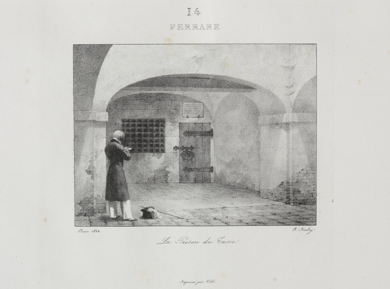 Viagem à Itália em 1822 de Jean-Baptiste Isabey