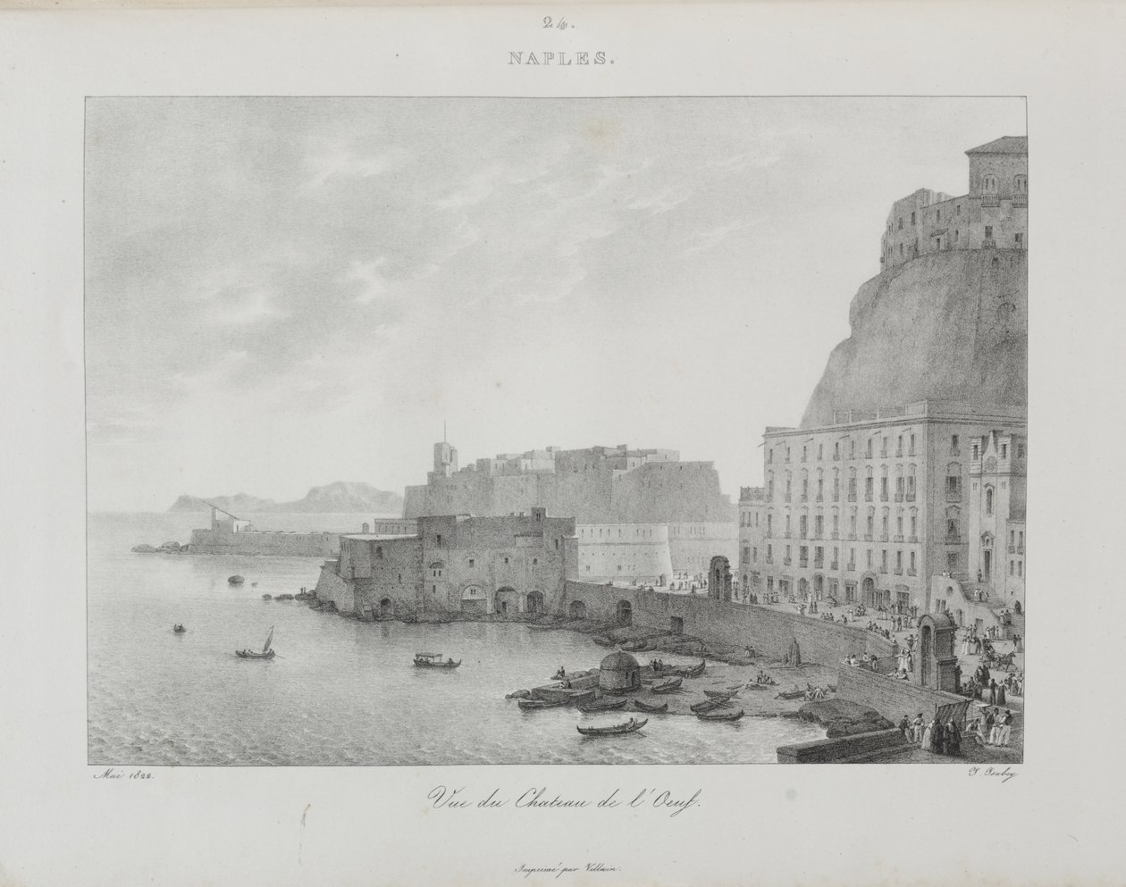 Viagem à Itália em 1822 de Jean-Baptiste Isabey