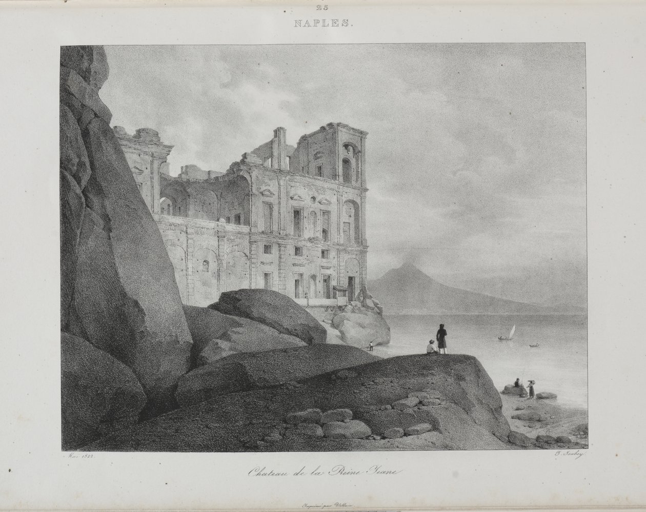 Viagem à Itália em 1822 de Jean-Baptiste Isabey