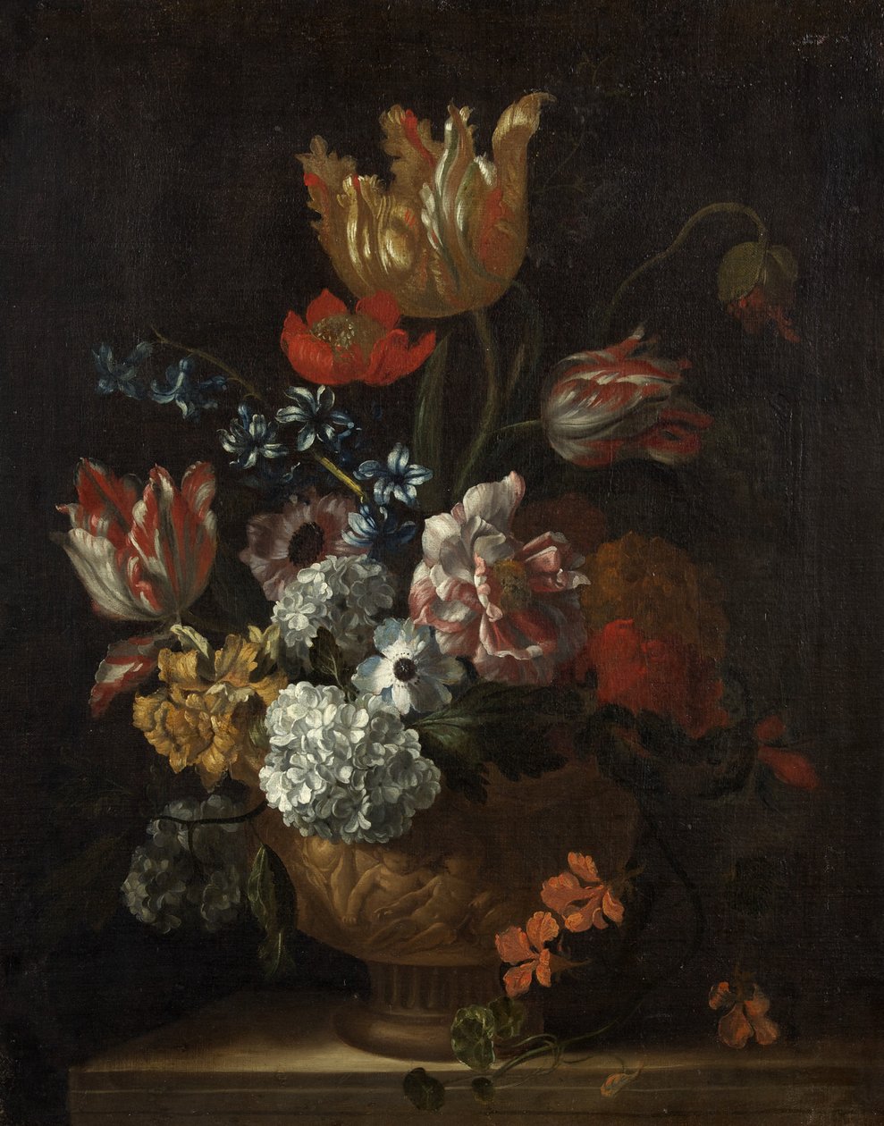 Peça de flor (óleo sobre tela) de Jean Baptiste Monnoyer