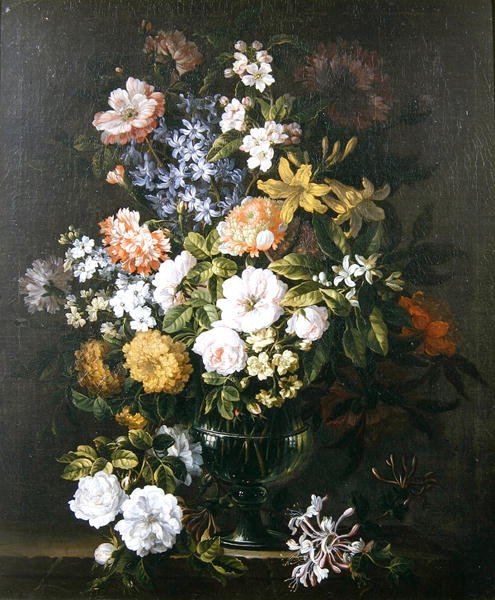 Natureza Morta das Flores (óleo sobre tela) de Jean Baptiste Monnoyer