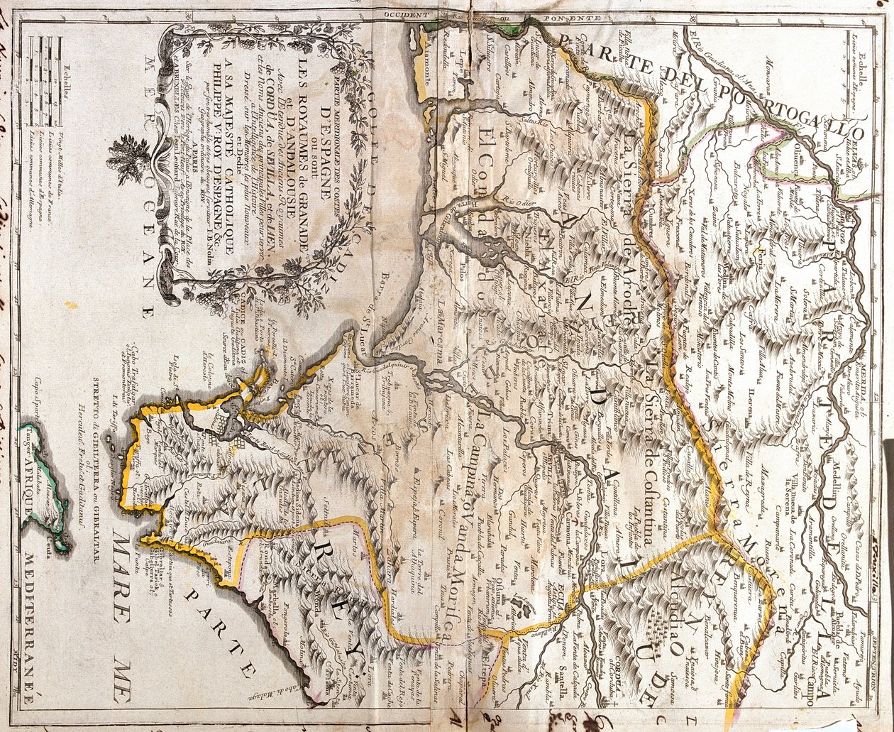 Andaluzia, Castela-La Mancha, Espanha de Jean Baptiste Nolin