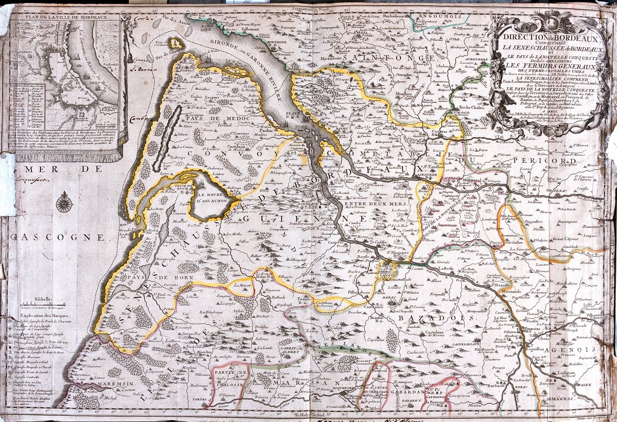 Aquitânia, França de Jean Baptiste Nolin