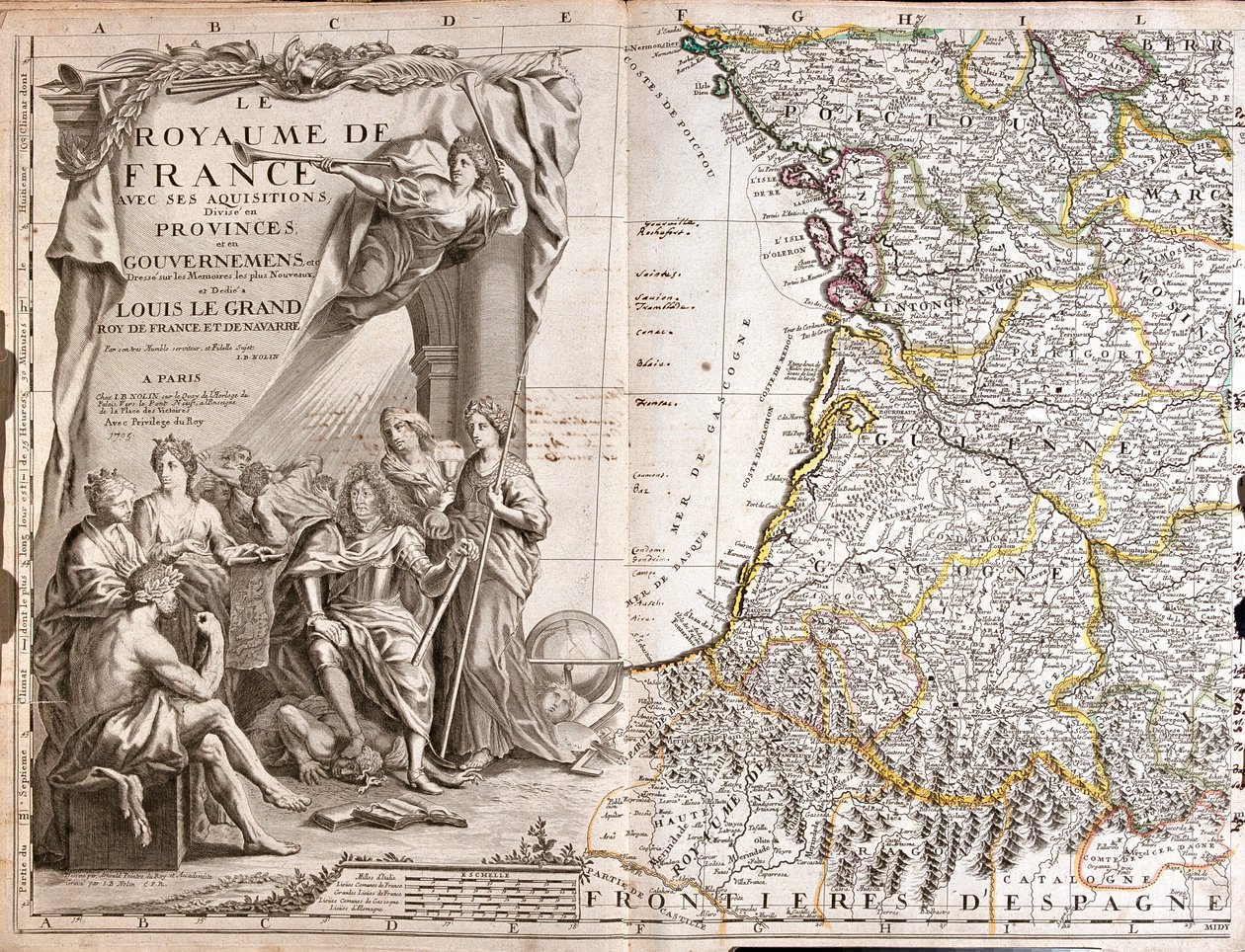 França (Região: País do Loire, Centro, Poitou-Charentes, Limousin, Aquitânia, Midi-Pirinéus), Espanha (Comunidade Autónoma: País Basco, Navarra, Aragão, Catalunha), Andorra de Jean-Baptiste Nolin
