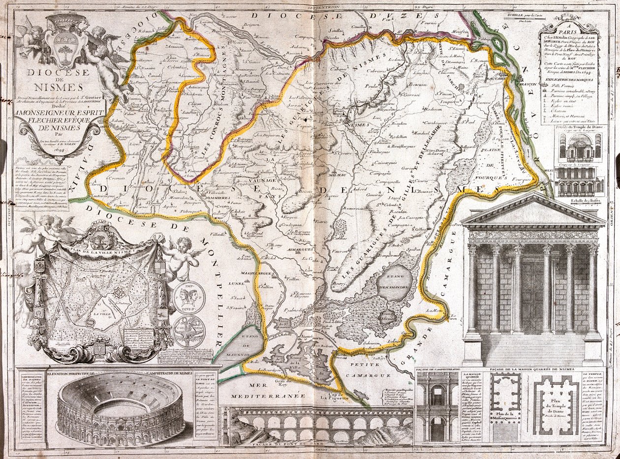 Languedoc-Roussillon, França de Jean Baptiste Nolin