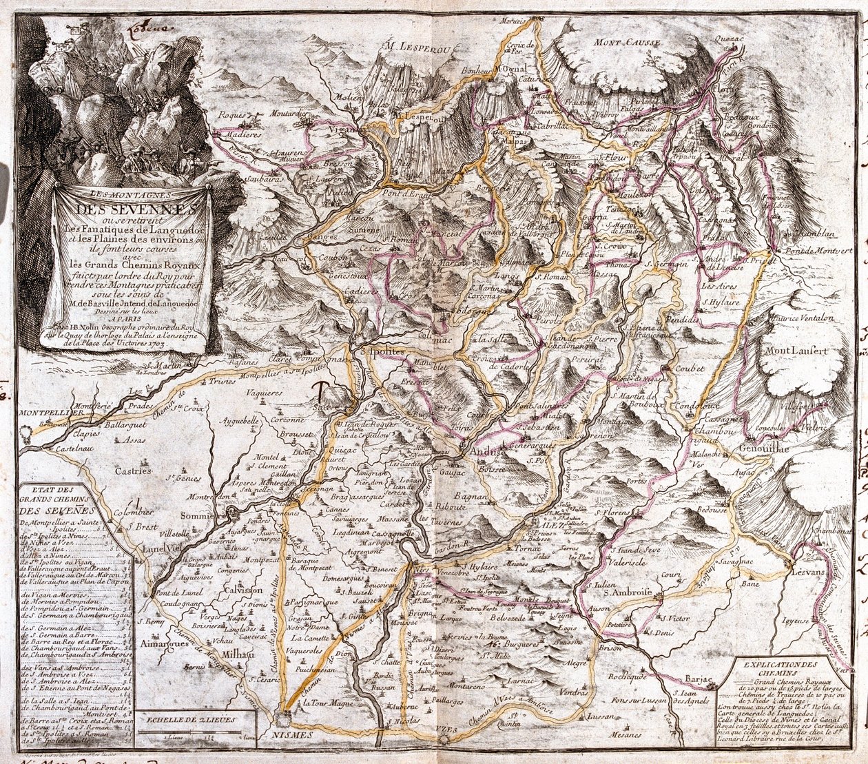 Languedoc-Roussillon, Rhône-Alpes, França de Jean Baptiste Nolin