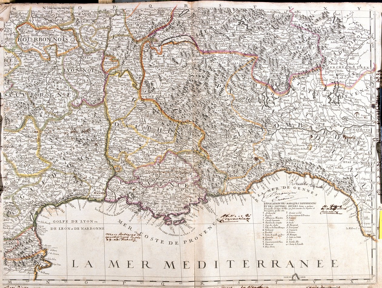 Espanha (Comunidade Autónoma: Catalunha), França (Região: Borgonha, Franco Condado, Auvergne, Midi-Pirinéus orientais, Languedoc-Rossilhão, Ródano-Alpes, Provença-Alpes-Côte d