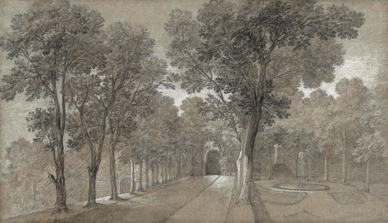 Vista do Parque em Arcueil de Jean-Baptiste Oudry