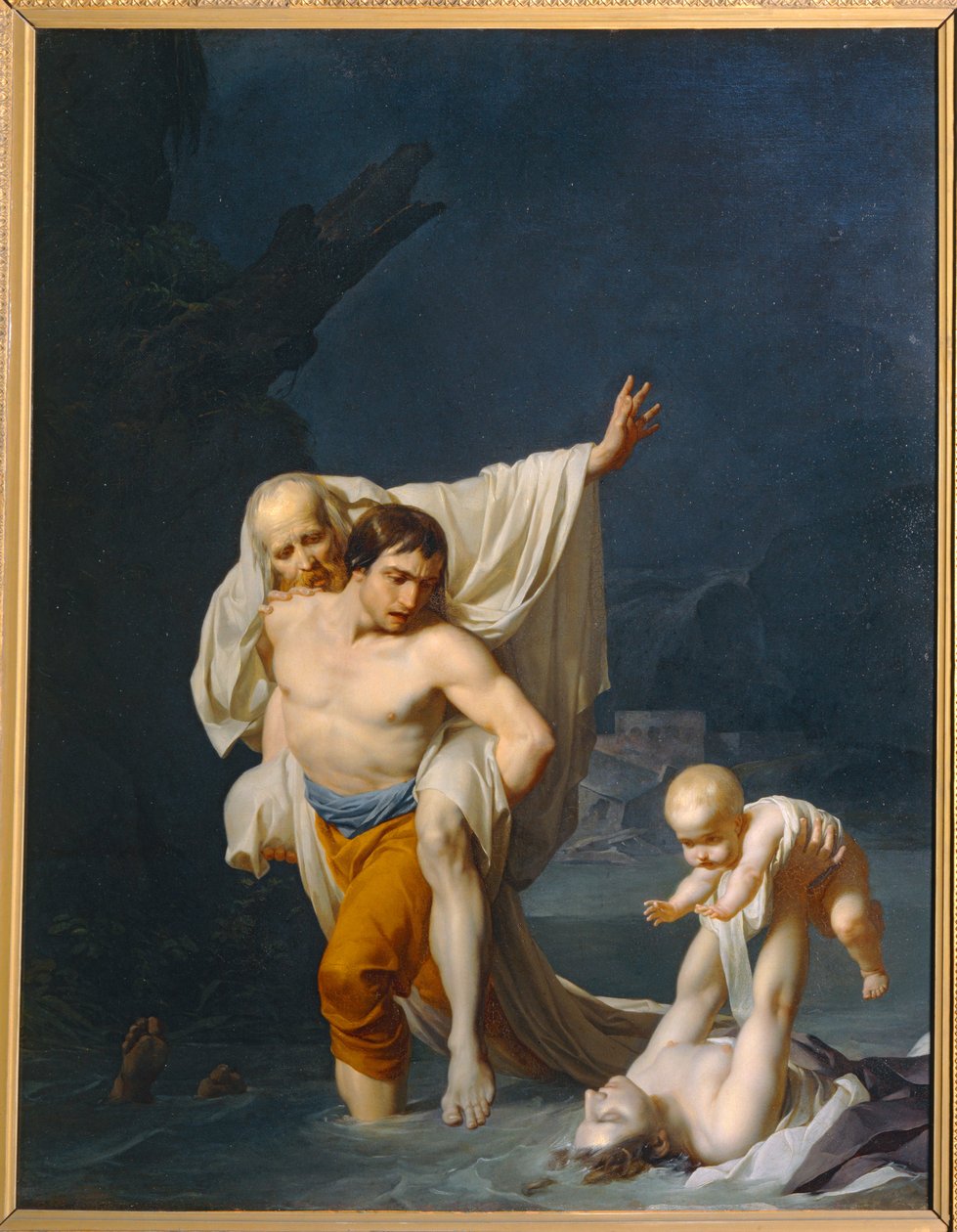 O dilúvio - O dilúvio. Salões de ... de Jean-Baptiste Regnault