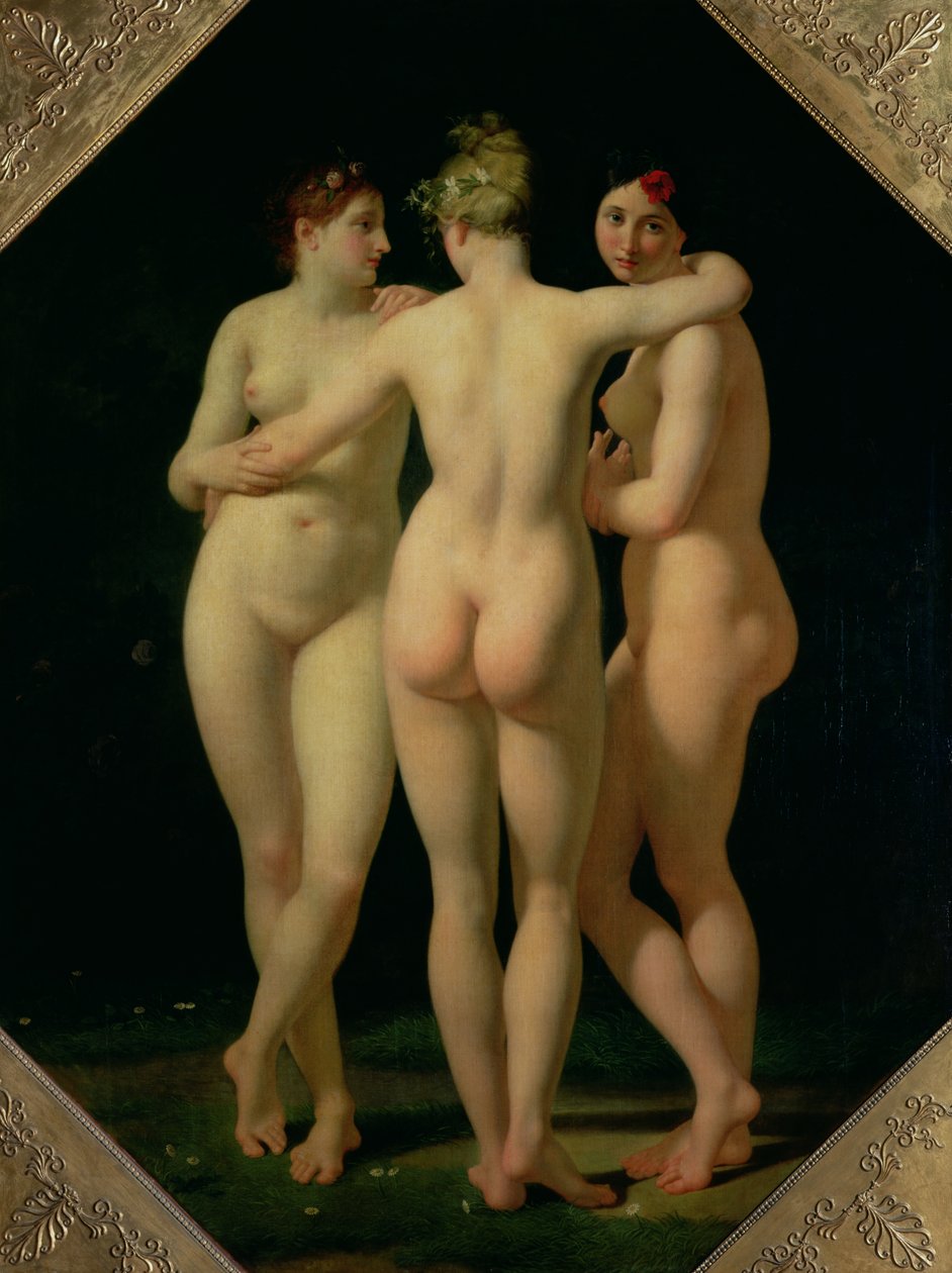 As três graças de Jean Baptiste Regnault