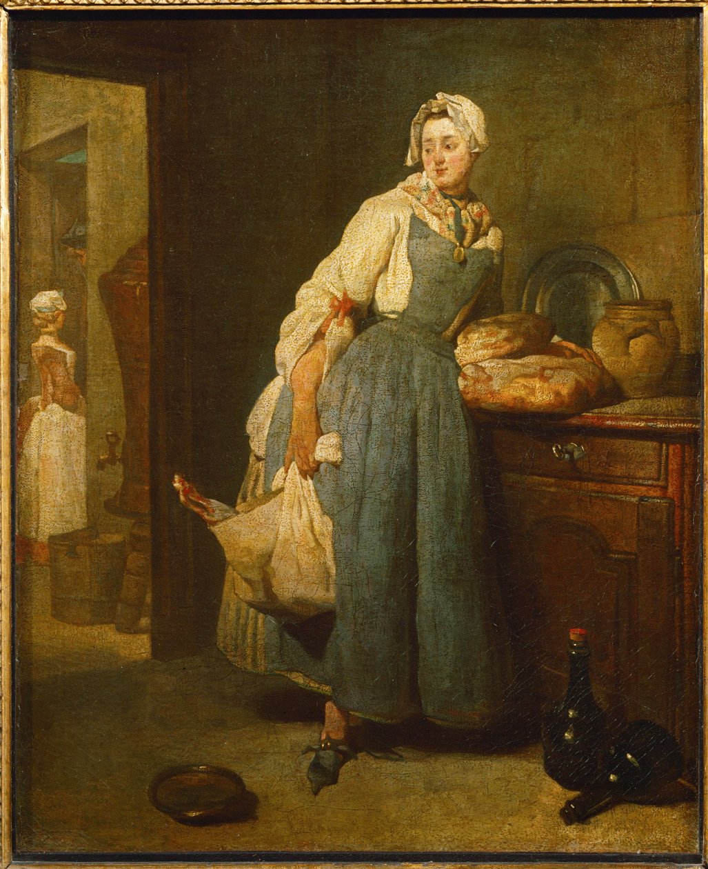 La Pourvoyeuse - a Cozinheira ... de Jean Baptiste Simeon Chardin